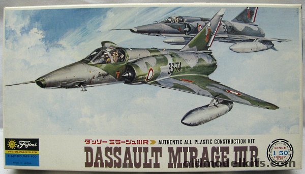 Fujimi 1/50 Mirage IIIR - French or Swiss Air Forces, 5A-9-400 plastic model kit